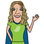 cartoon illustration of Amber at TinkBird Staffing