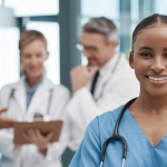 female doctor with multi state license